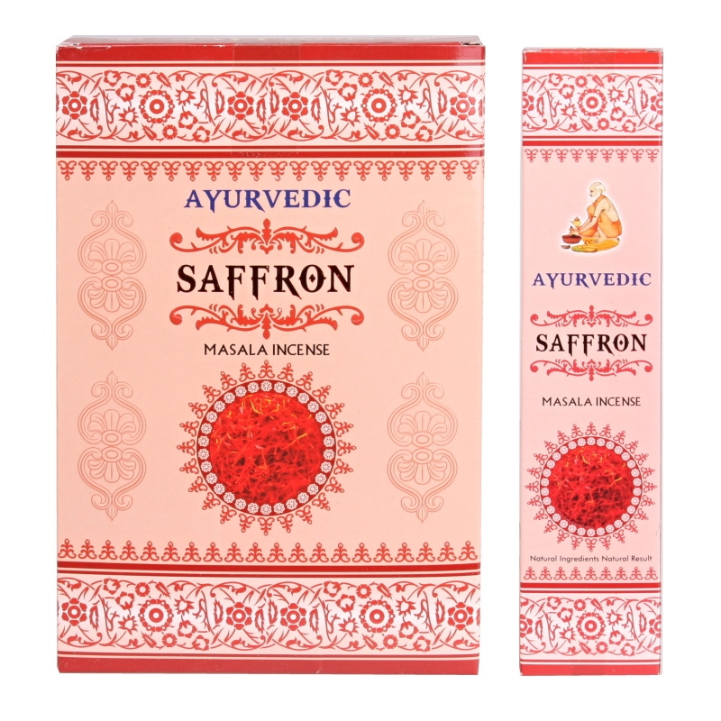 VONNÉ TYČINKY AYURVEDIC ŠAFRÁN